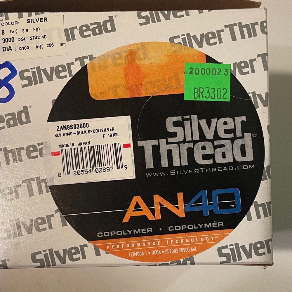 AN40 Copolymer Fishing Line - Silver